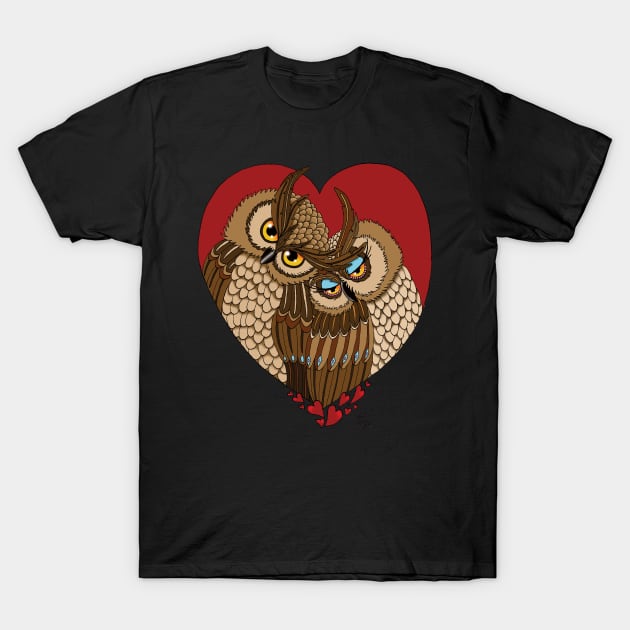 One Heart T-Shirt by tigressdragon